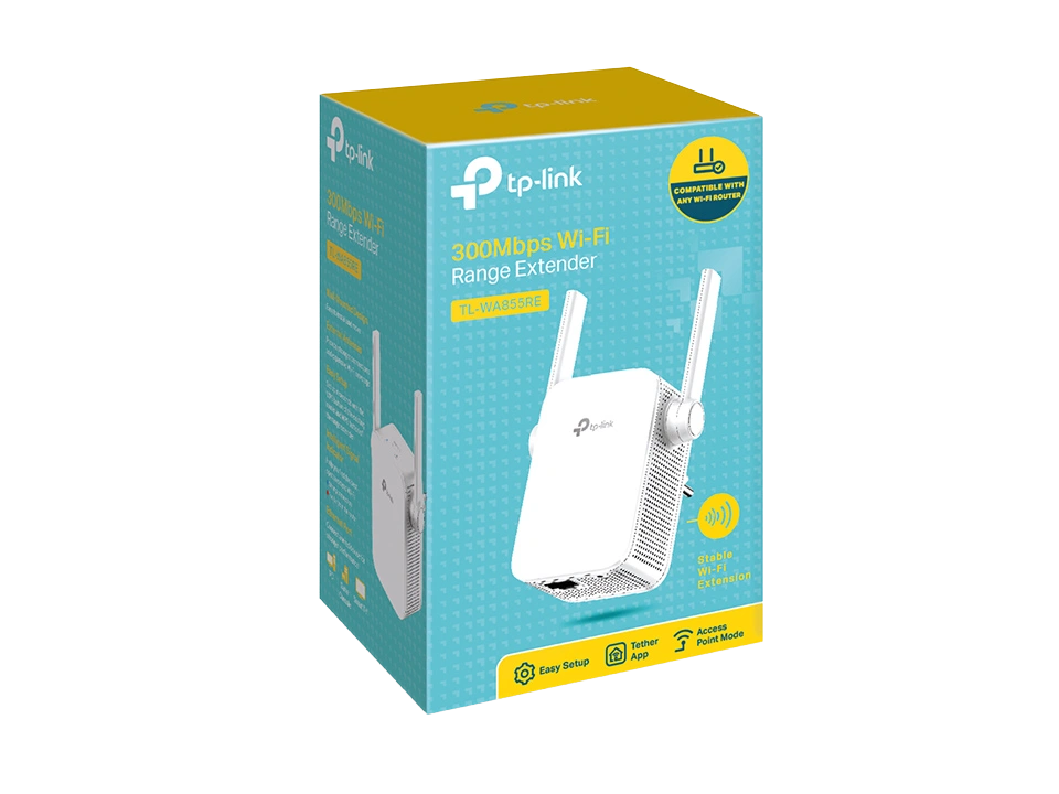 TP-Link TL-WA855RE Wall Plugged Range Extender - Botway