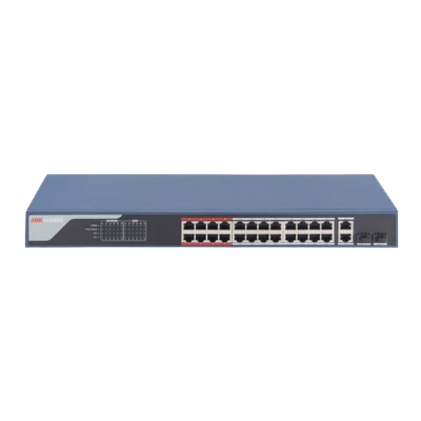 HIKVISION DS-3E1326P-EI Smart POE Switch 24 Port - Botway