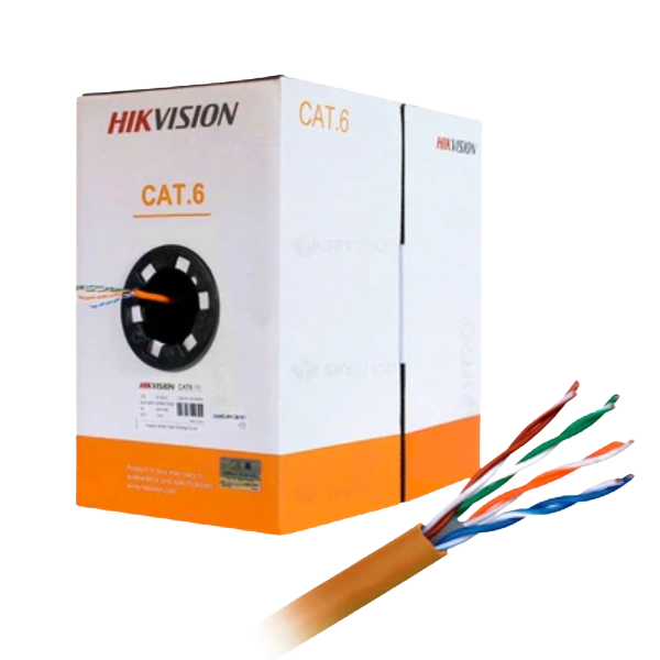 HIKVISION DS-1LN6-UU UTP 305M Cat6 UTP Network Cable - Botway