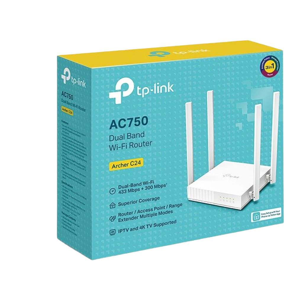 TP-Link Archer C24 Wireless AC Dual Band Router - Botway