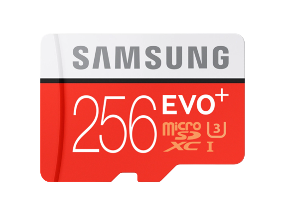 Samsung EVO Plus 256GB w/adp Micro SD Card  – BOTWAY