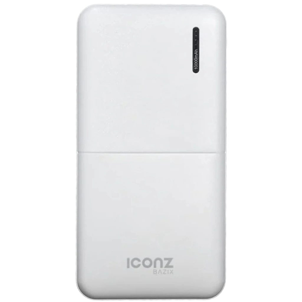 Iconz Spark P25 XPB11CW Power Bank 2x USB + Type-C + Micro 10000mAh - White - Botway