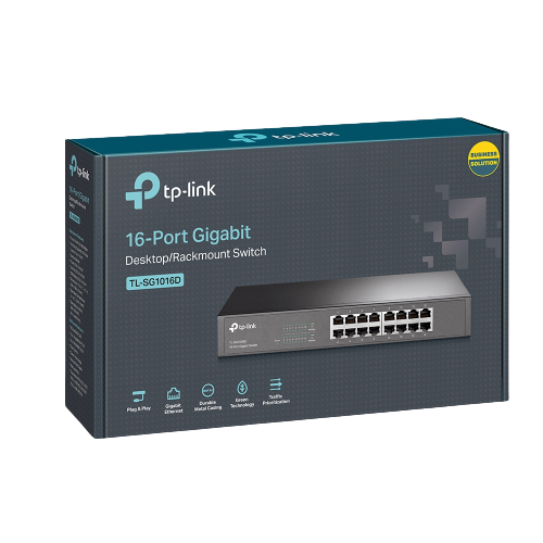 TP-Link TL-SG1016D 16-Port Gigabit Desktop Switch - Botway