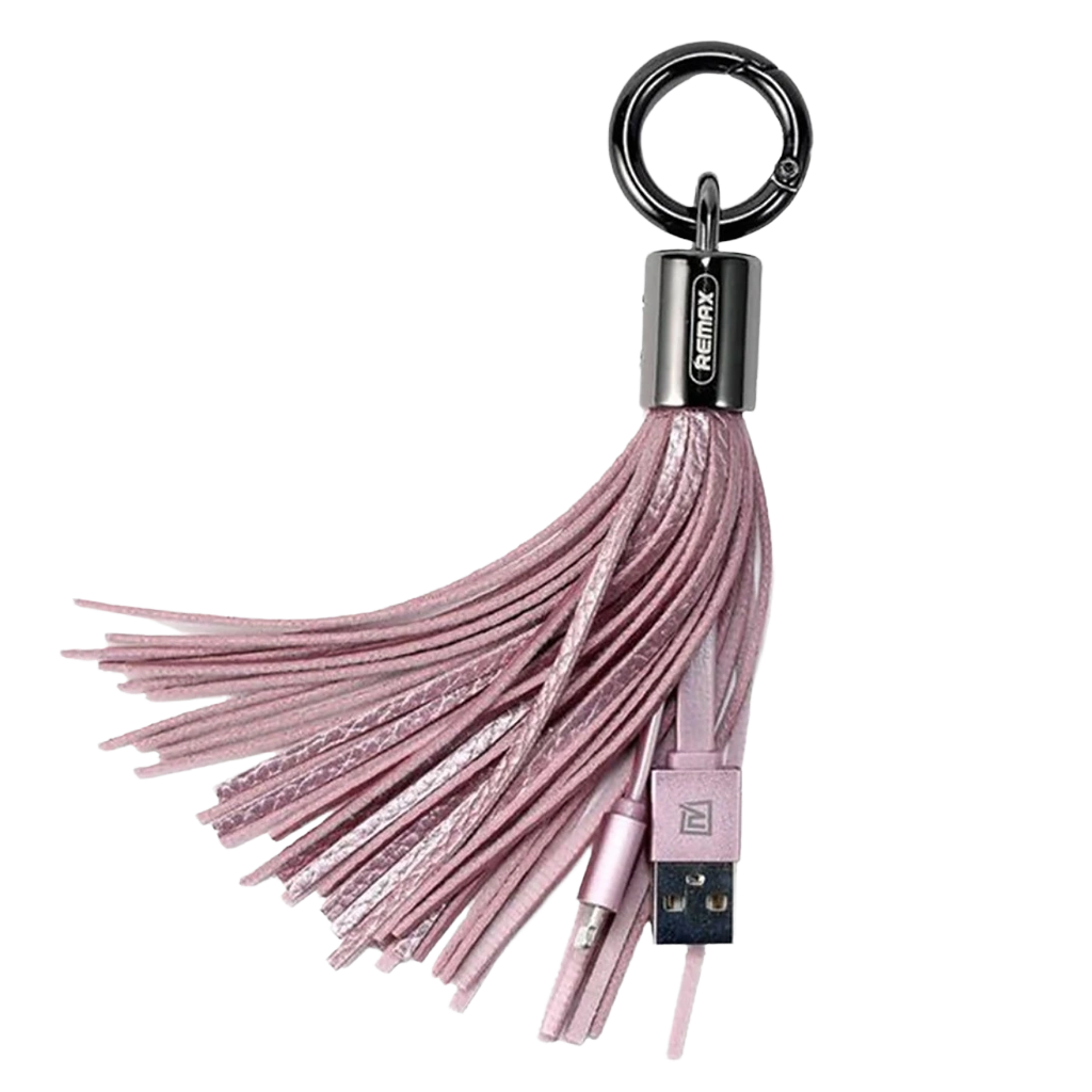 Remax RC-053I USB To Lightning Tassels Ring Cable 20cm - Botway