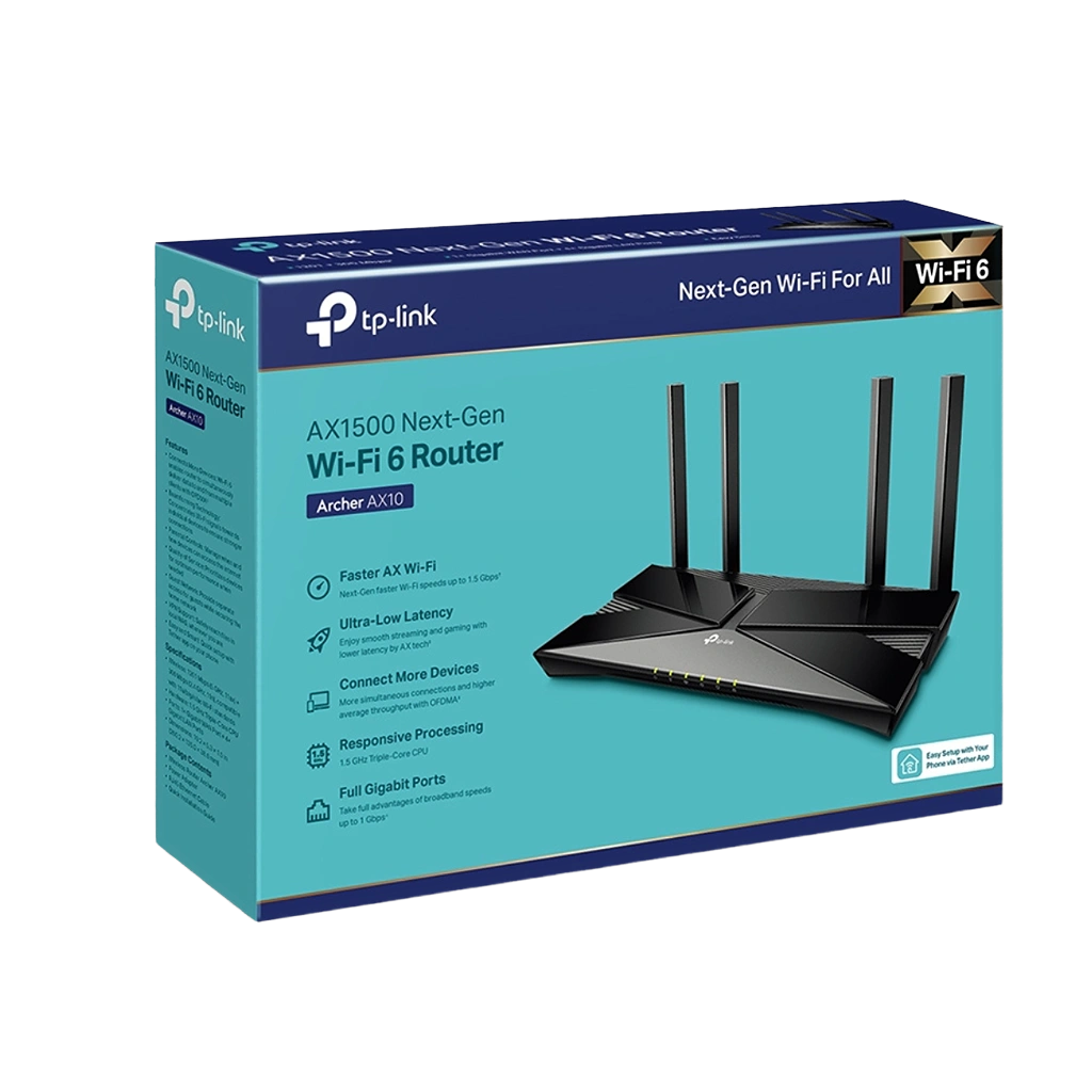 TP-Link AX10 Wireless AC Dual Band Router - Botway