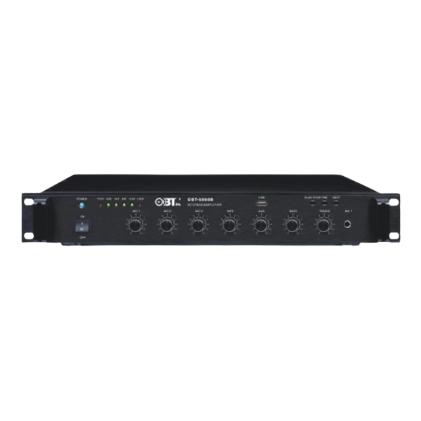 OBT-6060B USB PA Mixer Amplifiers- Botway